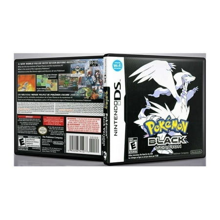 Pokemon Black Version - Nintendo DS Cover W/ EU STYLE Case