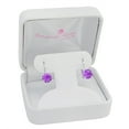 thumbnail image 3 of 2 1/2ct tw Amethyst Lever Back Earrings in Sterling Silver (7mm), 3 of 3