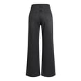 thumbnail image 4 of QUNYINEY Baggy Womens Stretchy Jeans Mid Rise Black Wide Leg Casual Denim Pants with Pockets Loose Fit Jeans, 4 of 8