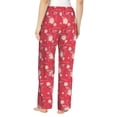thumbnail image 3 of Balery Hello Summer Flamingo print Women's Pajama Pants,Ultra Lightweight Pjs,Lounge Pant-Medium, 3 of 9