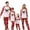 Red, variant on Yievot Family Christmas Pajamas Matching Sets PJ's Sleepwear Printed Shirts and Plaid Pants Festival Party Sleepwear