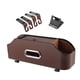 thumbnail image 5 of Caja de almacenamiento para el respaldo del asiento del coche, de cuero sintético, para botellas de coche. Marron oscuro, 5 of 9