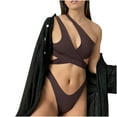thumbnail image 2 of Traje de baño cómodo sin aros para mujer con almohadilla en el pecho con cuello cruzado y hombros inclinados OAVQHLG3B Store  lin121212, 2 of 4