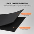 thumbnail image 3 of VEVOR Car Sound Deadening Mat,Noise Insulation and Vibration Dampening Material for Car 210 mil 36 sqft, 3 of 5