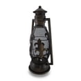 thumbnail image 2 of Bronze Finish Fleur De Lis Metal Lantern Style Hurricane Accent Lamp, 2 of 3