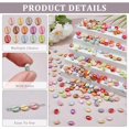 thumbnail image 2 of 280PCS Imitation Coffee Bean Beads 14 Colors Opaque Acrylic Coffee Beads Decorative Spacer Beads Craft Loose Beads for Bracelets Necklace Earrings Making DIY Supplies Decorations, 2 of 5