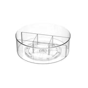 Mainstays High Wall 12-inch Clear Lazy Susan Turntable Organizer