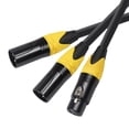 thumbnail image 3 of Cable divisor XLR Seitruly de cobre hembra a doble macho portátil electrochapado 22AWG HiFi, 3 of 6