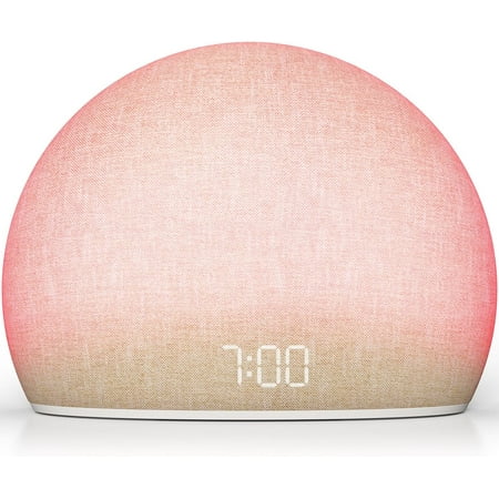 Sunrise Alarm Clock Radio for Bedroom – Wake Up Naturally with Gentle Light & Nature Sounds, Relax with Bluetooth Speaker & Night Light