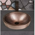 thumbnail image 3 of Monarch Pure Copper Hand Hammered Skirted Sink, 17 inches (Drop In or Vessel), 3 of 6