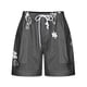 thumbnail image 4 of Mujeres Pantalones Cortos Ilustración de Verano Casual Encaje Hasta el Bolsillo Elástico, Pantalones Cortos Casuales para el Día Y el Ocio, 4 of 5