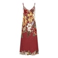 thumbnail image 5 of Robes pour Femmes, Robes Sans Manches Mode Imprimé Bretelles, 5 of 5