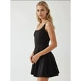 thumbnail image 4 of Square Collar Fitted Mini Dress, 4 of 6
