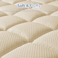 thumbnail image 2 of Funda de colchón MATBEBY California King, acolchada y ajustada, color beige, 2 of 6