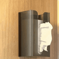thumbnail image 4 of 2Pcs Punch-Free Tissue Box Wall-Mounted Paper Towel Napkin Storage Box Bathroom Toilet Kitchen Tissue Holder, 4 of 5