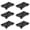 6 Pcs, variant on Garvee Heavy Duty Stackable Plastic Pallets – Ventilated Interlinked Grid, 2200lbs Capacity, Waterproof & Damp-Proof, Easy to Clean, Forklift Compatible, for Warehouse, Garage, Basement, 4 Pack