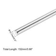 thumbnail image 2 of Uxcell 304 Stainless Steel Round Rods, 12.7mm x 152mm Solid Shaft Rods, Pack of 5, 2 of 3
