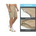 thumbnail image 6 of Little Donkey Andy Men's Cycling Shorts with Detachable Liner, Lightweight Padded Mountain Bike MTB Loose-fit Khaki S, 6 of 7