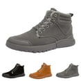thumbnail image 5 of NOKIO Men'S Snow Boots Men'S High Top Snow Boots Fashion Casual Trainers Breathable Flat Casual Shoes Winter Padded Warm Men'S Boots Men'S Leisure Snow Field Shoes, 5 of 5
