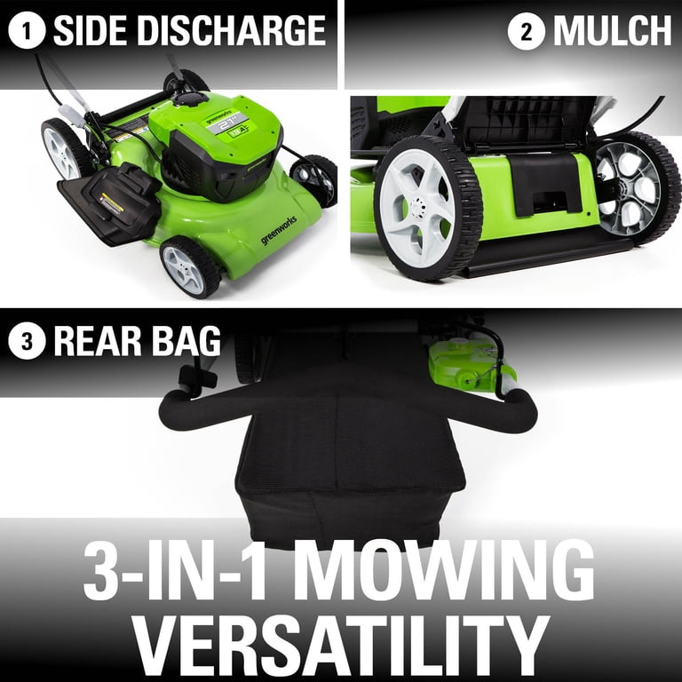 Greenworks 13 Amp 21-inch Corded Electric Walk-Behind Lawn Mower