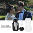 thumbnail image 3 of Mini Botella De Fiesta De Burbujas, Botella De Burbujas De Boda Para Novia Y Novio Para Aniversario, 3 of 7