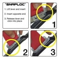 thumbnail image 3 of Snap-Loc SLTE201R2 2 x 12 in. Multi-Use E-Strap for Connecting Multiple Dolly Carts - Pack of 2, 3 of 7