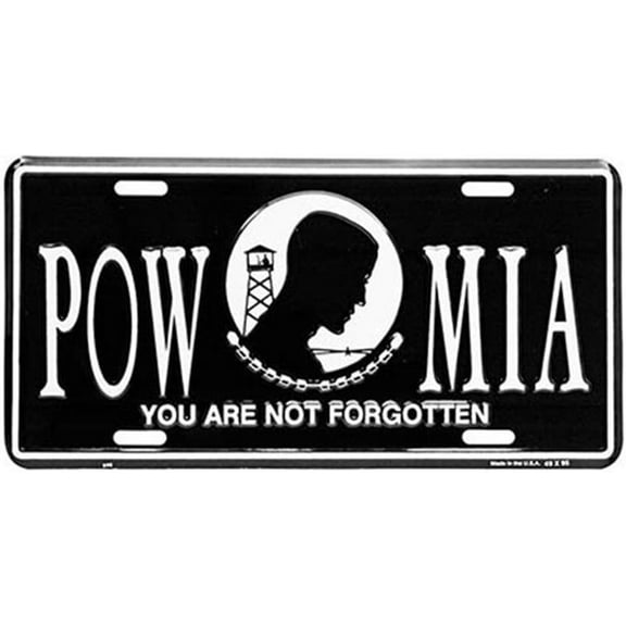 POW MIA License Plate