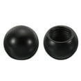thumbnail image 4 of Uxcell M10 Thread Ball Lamp Finials Cap Knob Lamp Decoration Screw Caps for Lamp Harp Holder's Top Black 10 Pack, 4 of 7