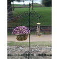 thumbnail image 3 of Ashman 91 Inch Shepard's Hook Floral Design Steel Ground Stake Plant Hanger, 3 of 8