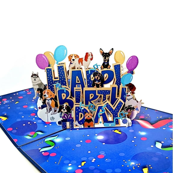 Birthday Card, Pop-Up, 3D, Wonderful Gift for Kids or Adults , Mother , Father