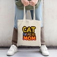 thumbnail image 2 of Stylish Canvas Tote Bag with Vibrant Orange and Pink Splash Design - Perfect for Shopping Travel and Parties, 2 of 4