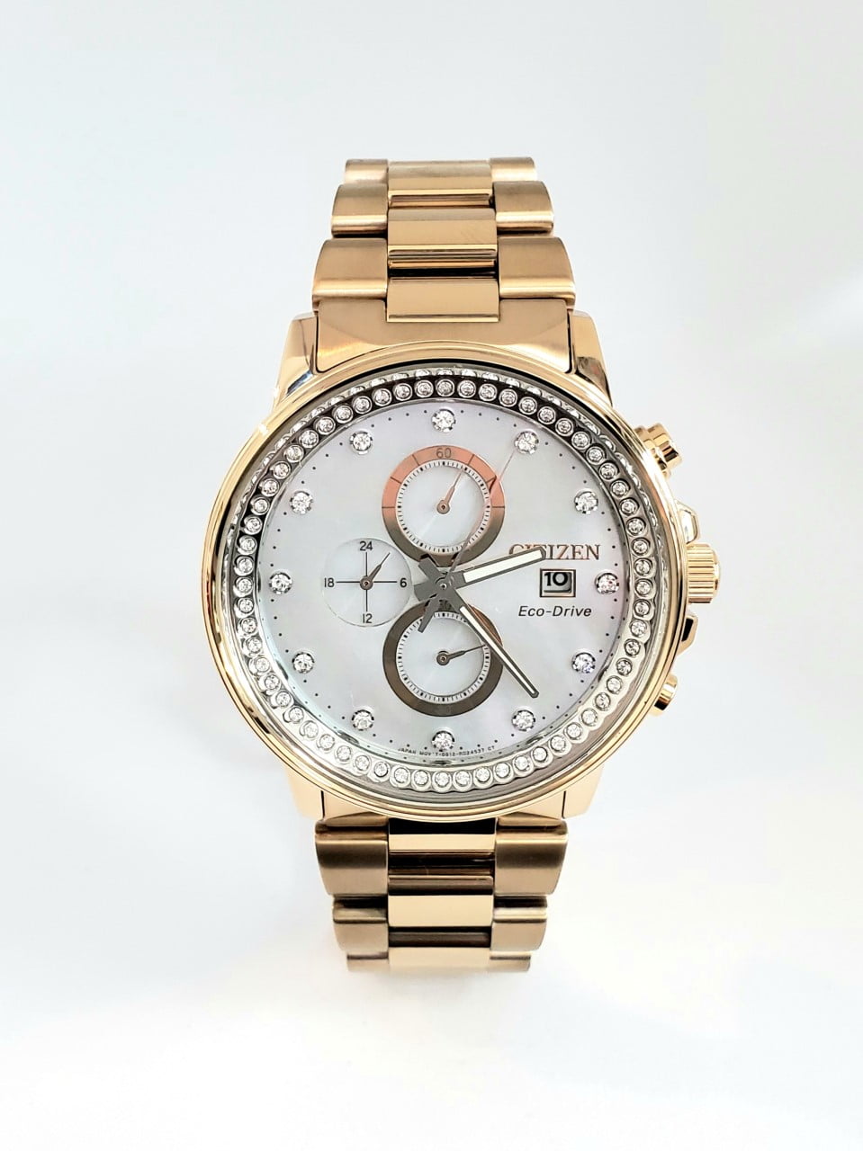 CITIZEN - Citizen Eco-Drive Mother of Pearl Dial Stainless Steel Ladies ...