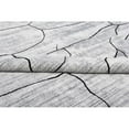 thumbnail image 2 of Taran Designs 6' x 9' Abstract Wool Area Rug in White/Dark Gray, 2 of 4