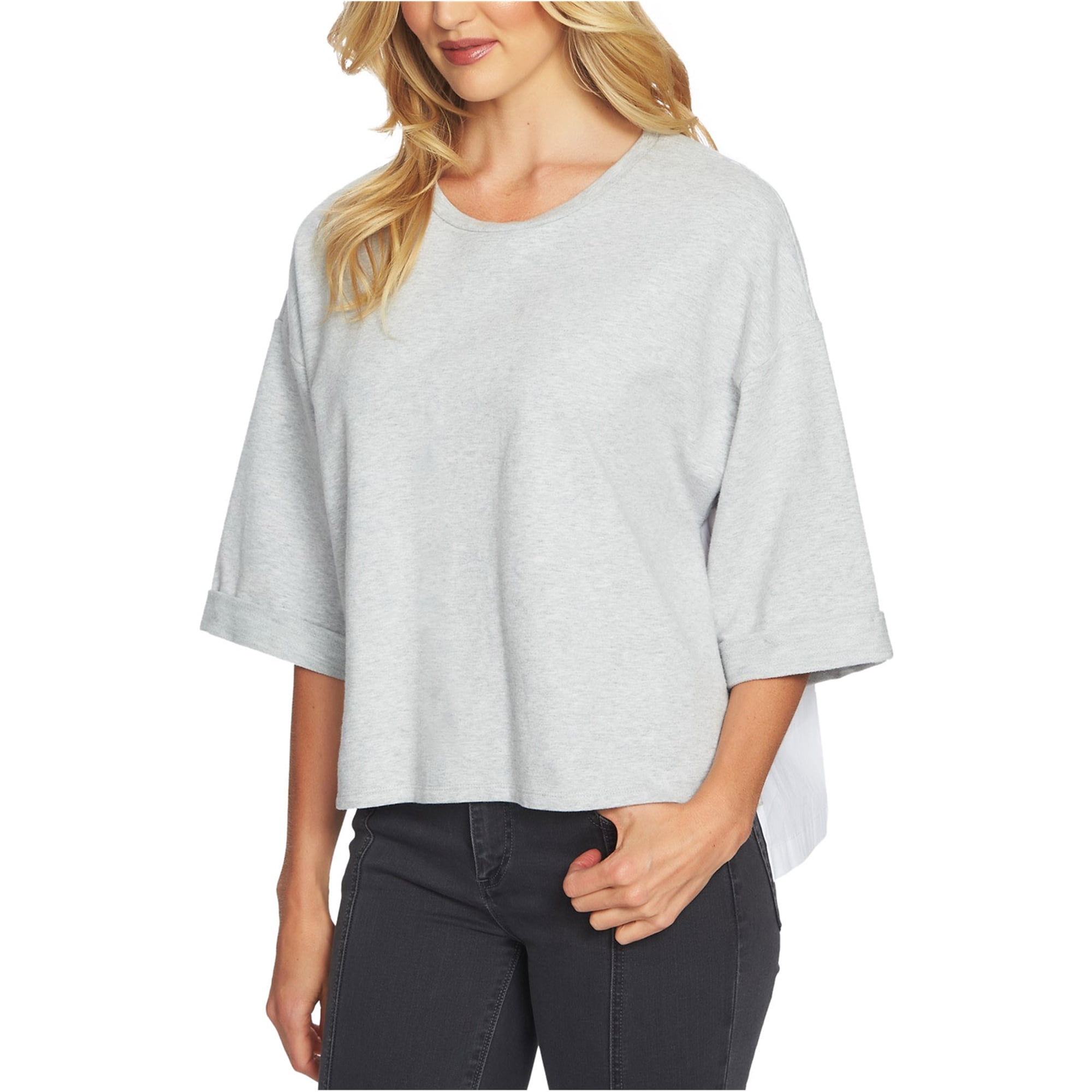 pleated back sweater