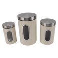thumbnail image 1 of Kitchen Canisters Set Airtight Coffee Container Tea Organizer Sugar Canister Home Bar Decor, 1 of 7