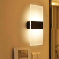 thumbnail image 2 of Lámpara de pared magnética moderna con control táctil LED de 2,5 W con luces de camino recargables por USB, luz nocturna de brillo ajustable, blanco cálido de 3000 K para dormitorio, sala, 2 of 5