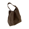 thumbnail image 3 of Bolso de hombro para mujer, bolso con asa superior, bolso de mano moderno para el trabajo, bolso de viaje para mujer Café, 3 of 9