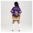 thumbnail image 2 of Women's Gameday Couture Purple Minnesota Vikings Perfect Score Vintage T-Shirt Dress, 2 of 6