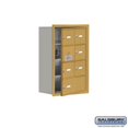 thumbnail image 1 of SalsburyIndustries 19148-07GRK Cell Phone Storage Locker With Front Access Panel - 4 Door High Unit, Gold, 1 of 1