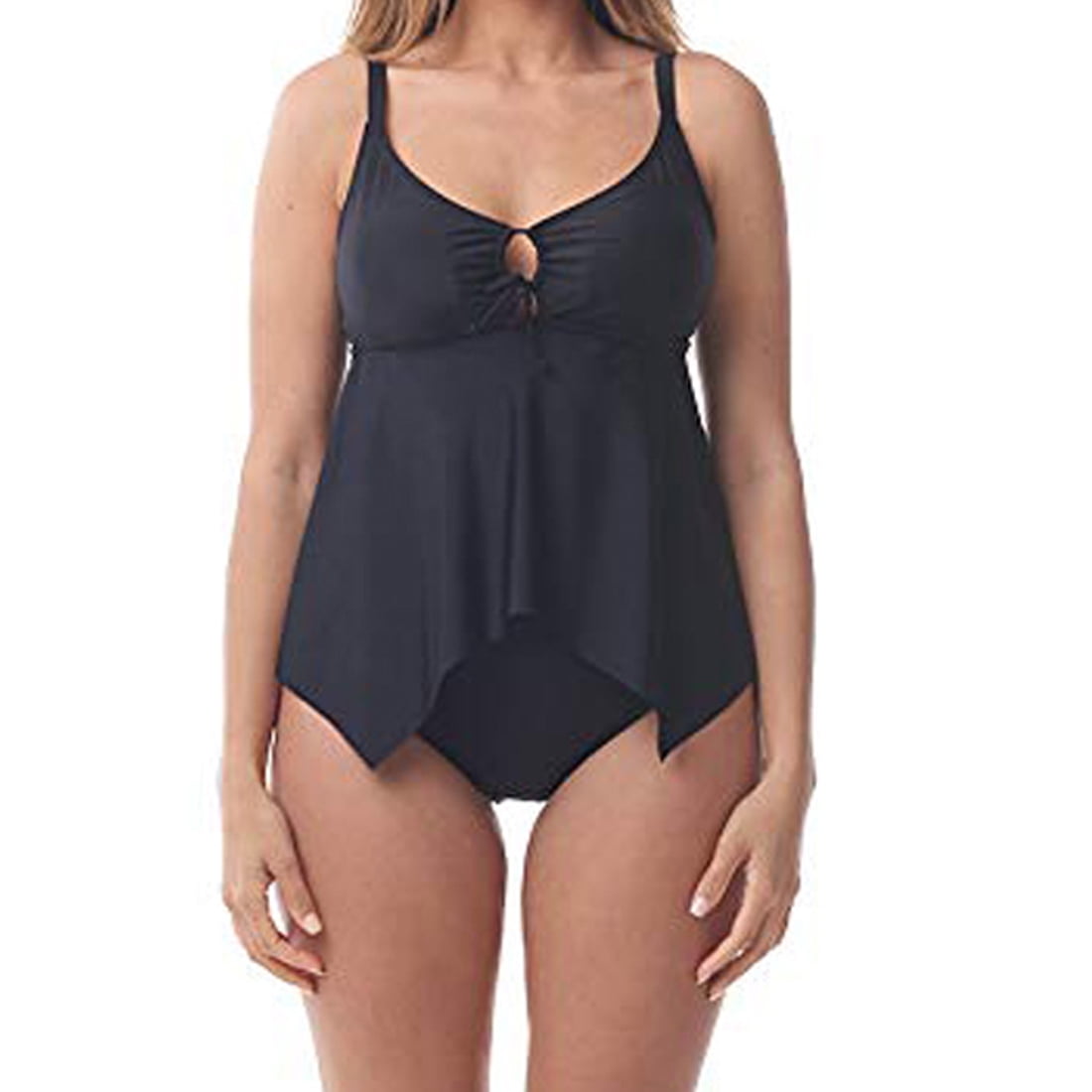 black bathing suit top walmart