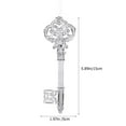 thumbnail image 5 of Gymnture 8pcs Christmas Hanging Ornaments Clear Acrylic Key Decors Hanging Key Ornaments, 5 of 10