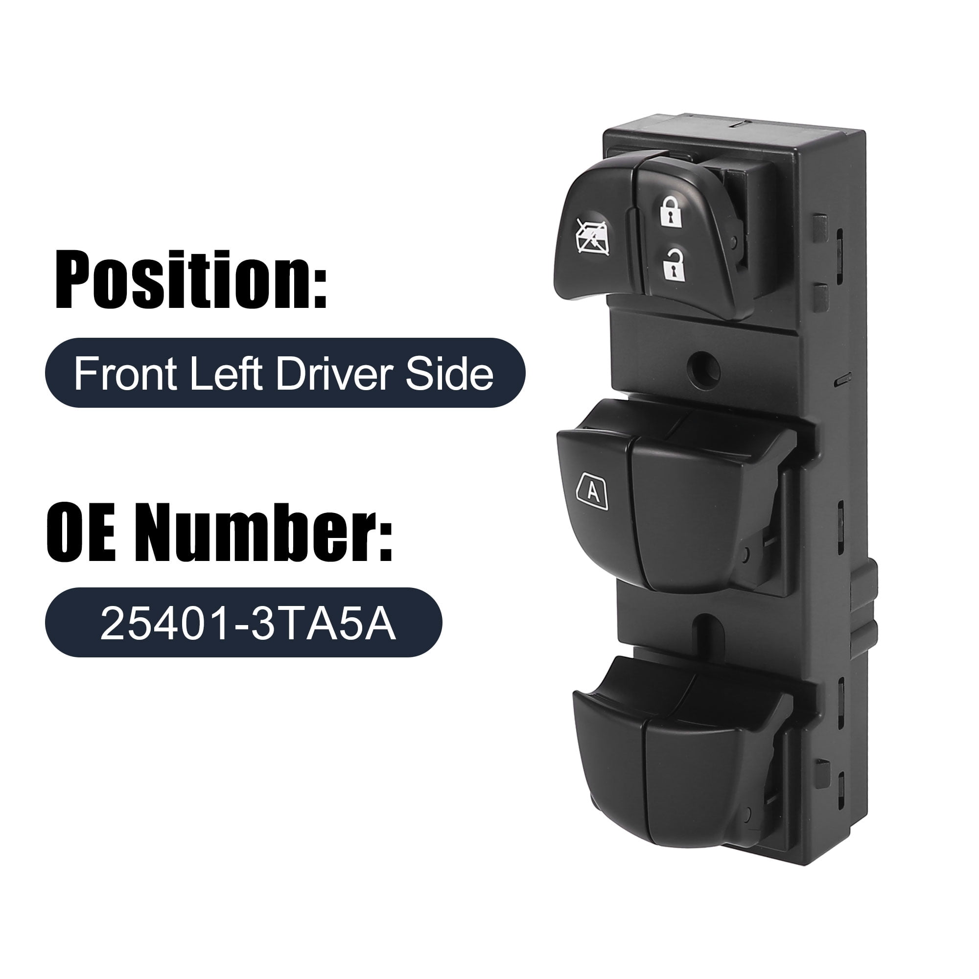 最も完璧な Nissan Power Window Switch, Front Left Driver Side, Car Door その他