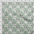 thumbnail image 4 of oneOone Silk Tabby Light Green Fabric Abstract Circle Sewing Fabric By The Yard Printed Diy Clothing Sewing Supplies 42 Inch Wide, 4 of 4