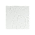 thumbnail image 1 of FASÄDE Easy Installation Damask Matte White Wall Panel Sample (12" X 12" Sample), 1 of 1