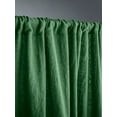 thumbnail image 3 of The Cozy Creations Set of 2 Rod Pocket Window Panels, 100% Cotton Curtain for Door ,Bedroom, Living Room and Kitchen, Thik Cotton Extra Long Blackout Curtains, Olive Green, 44" Wide x 86" Length, 3 of 4