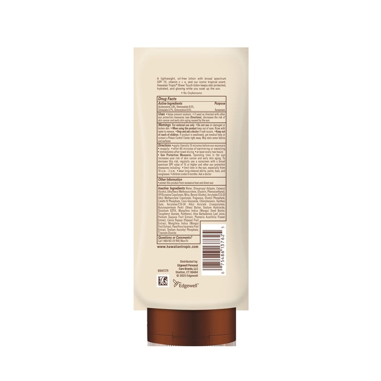 日焼け止め HAWAIIAN TROPIC Sunscreen Lotion 70 Hawaiian Tropic Sheer Touch Sunscreen Lotion, SPF 70, 8 fl oz