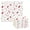 Cane Sugar and Snowflakes, variant on IAUYY Set of 6 Highly Absorbent Kitchen Towels and Dishcloths Set ,11" x 11" Premium Dishcloths for Washing Dishes Rags Everyday and Automobile Valentine's Day for Dogs