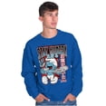 thumbnail image 5 of The Smurfs Cool Kanji Stay Hungry Sweatshirt for Men or Women Brisco Brands L, 5 of 6