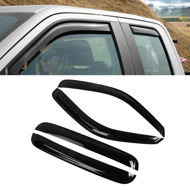 Mgaxyff 4Pcs/Set Car Door Window Visor Sun Shield Guard Fit for Jeep