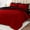 01 - Red/Black-Twin (68"x88"), variant on Twin Bed-in-a-Bag Red/Black 5-Piece Comforter Set
